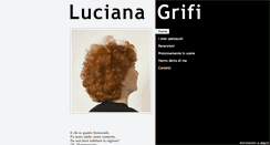 Desktop Screenshot of lucianagrifi.it